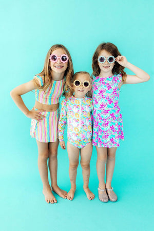 Pool Party L/S Flutter One-Piece Swimsuit-Mila & Rose ®
