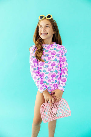 Ocean Friends L/S Flutter Rashguard Swimsuit Set-Mila & Rose ®