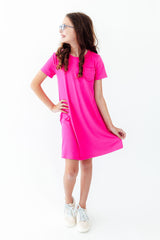 Hot Pink T-Shirt Dress-Mila & Rose ®