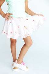 Sweet Sips Ruffle Twirl Skort-Mila & Rose ®