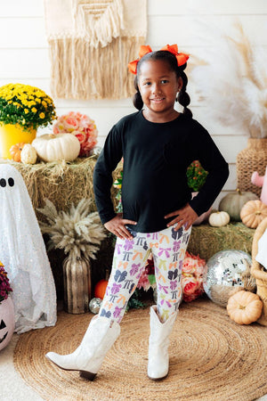 Tied with a Boo Leggings-Mila & Rose ®