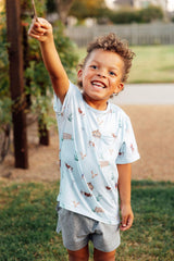 Boys Ranch Hand S/S Pocket Tee-Mila & Rose ®