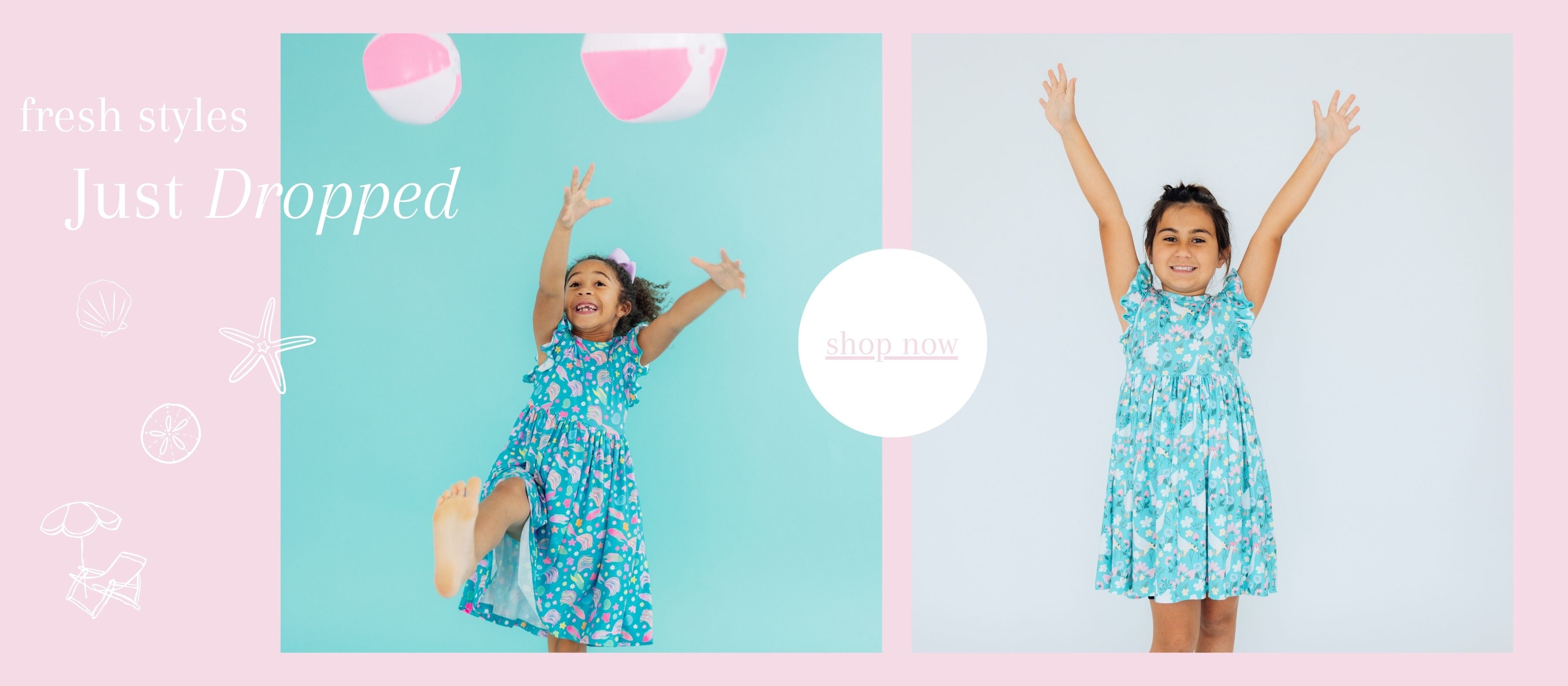 mila and rose girls summer twirl dresses