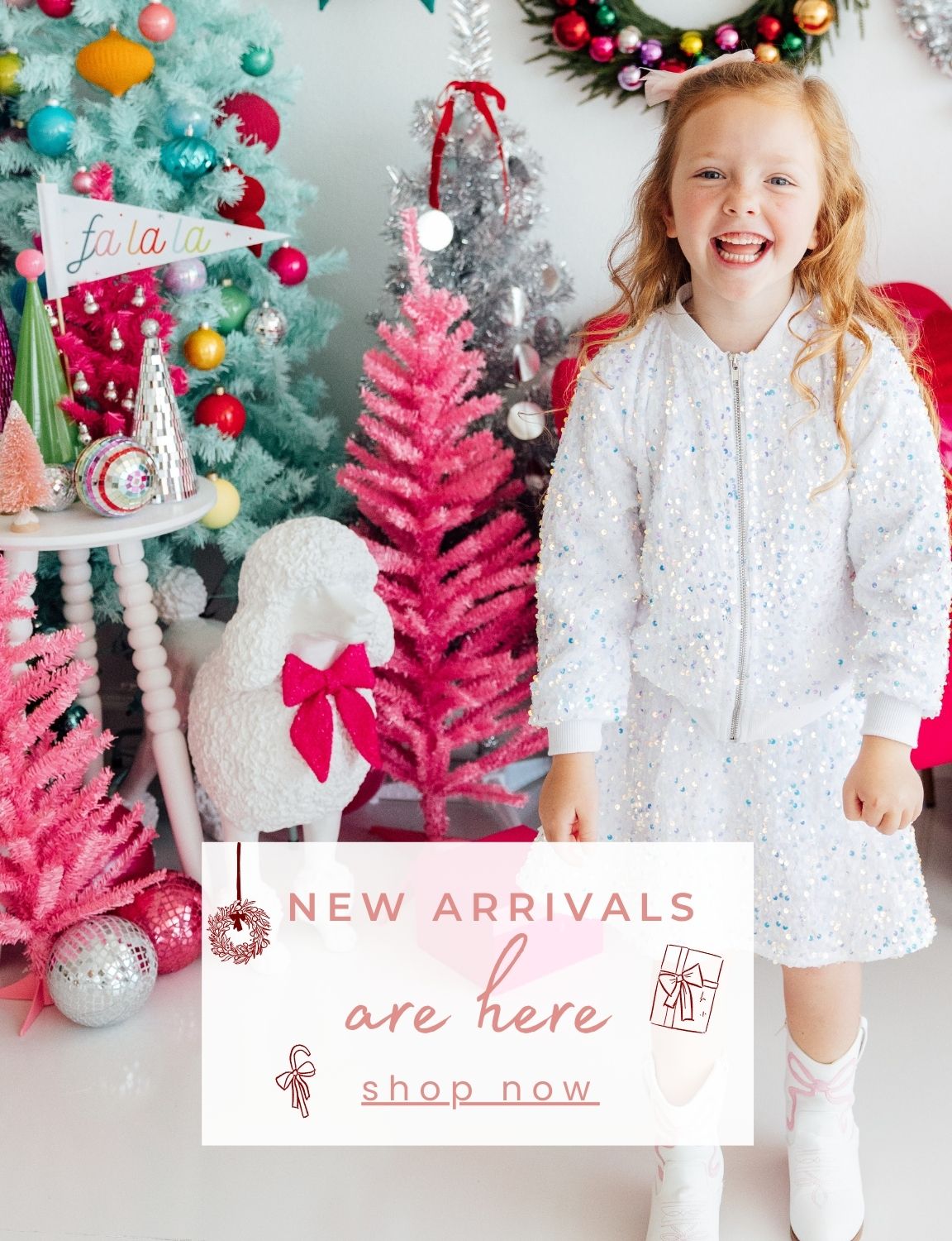 mila and rose girls Christmas dresses