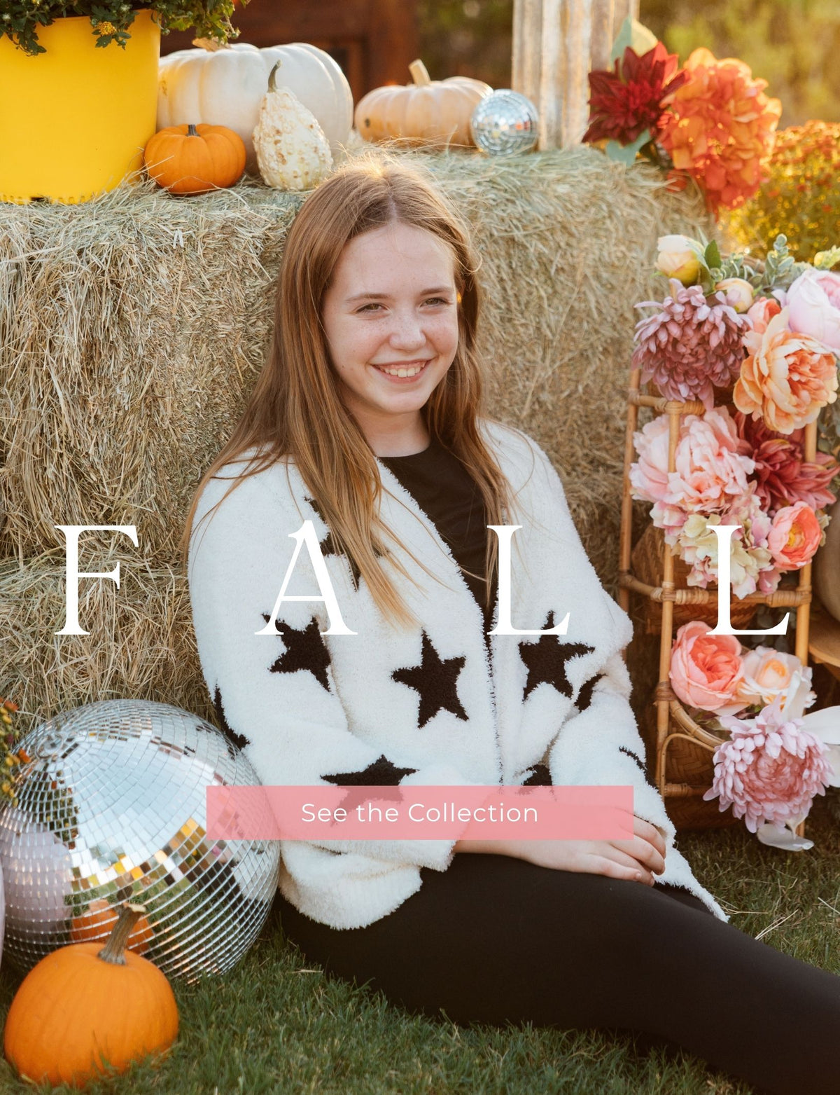 mila and rose little girls fall collection and fall dresses. Cute girls pumpkin patch outfits