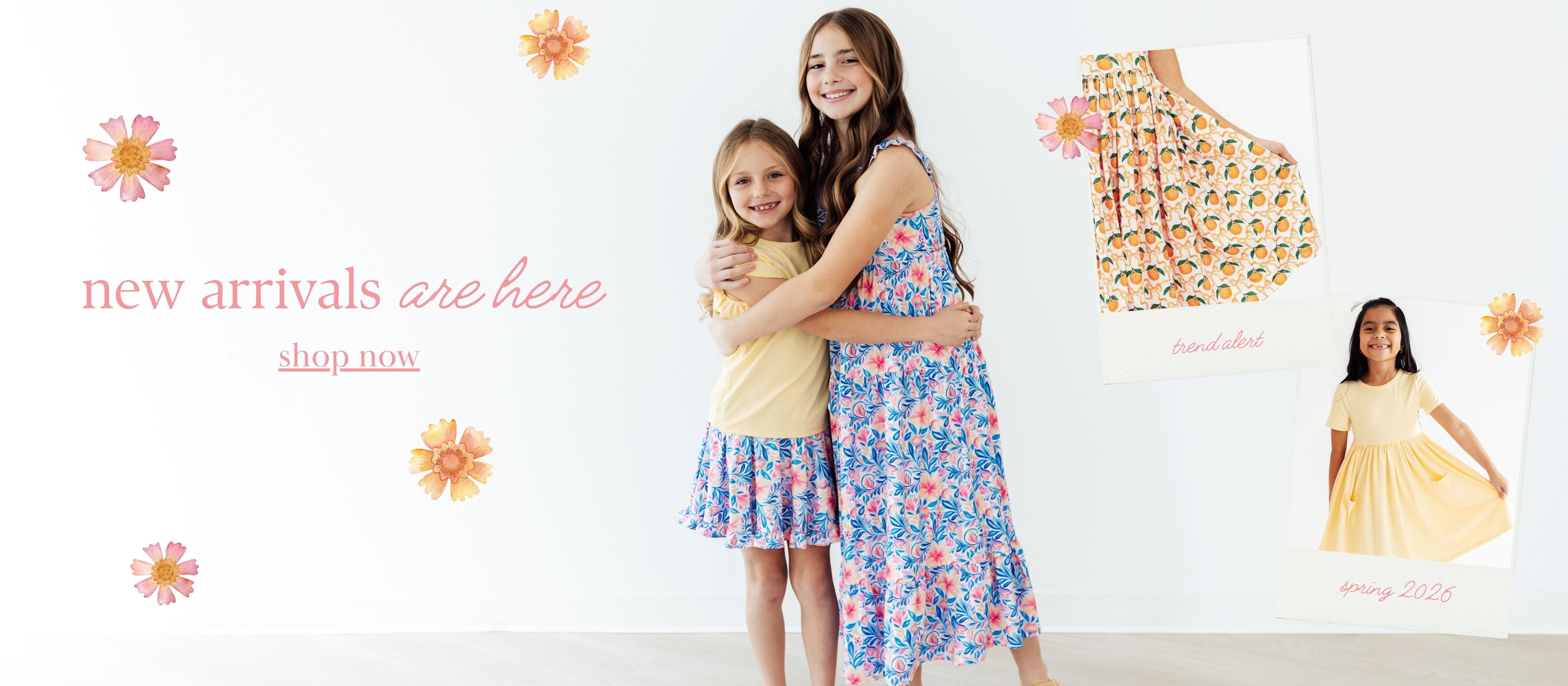 mila and rose little girls spring twirl dresses for vacation