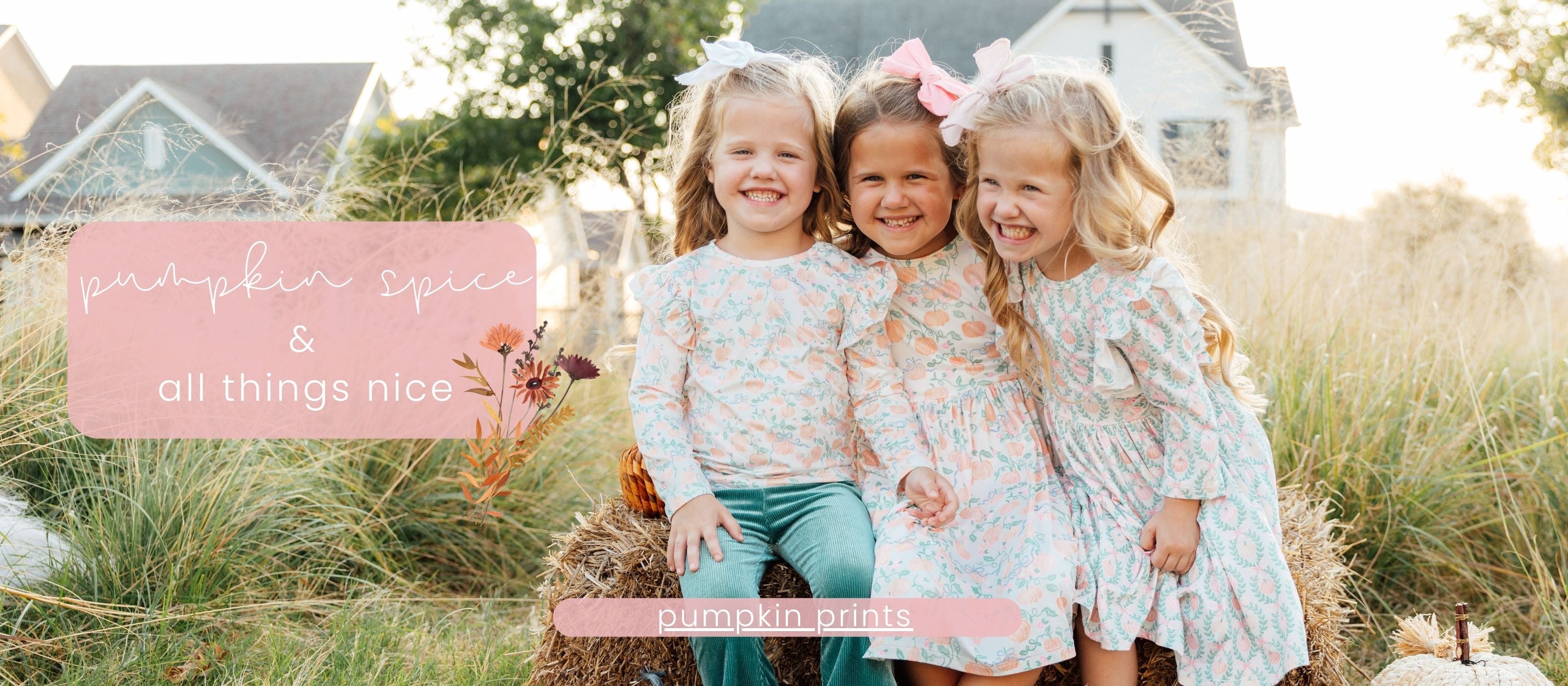 mila and rose girls pumpkin dresses