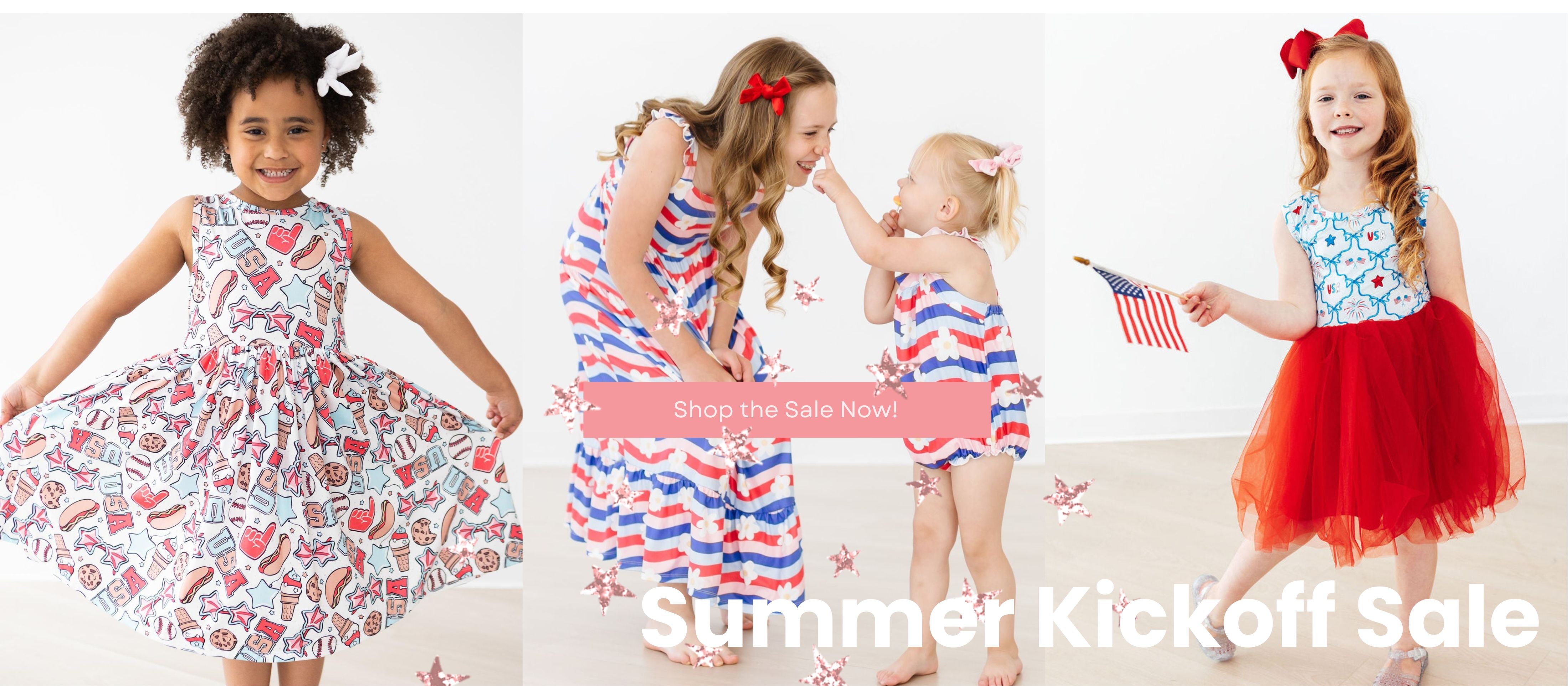 little girls 4th of july dresses on sale