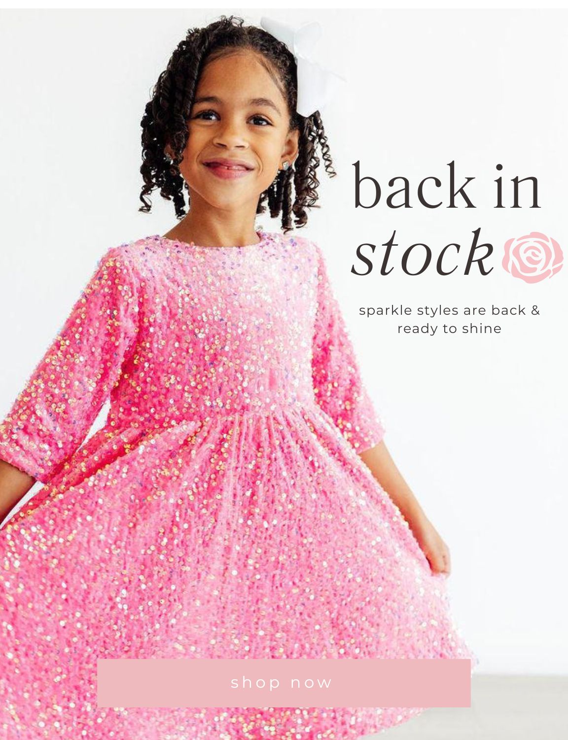 mila and rose little girls back in stock styles sequin dresses and sequin party style