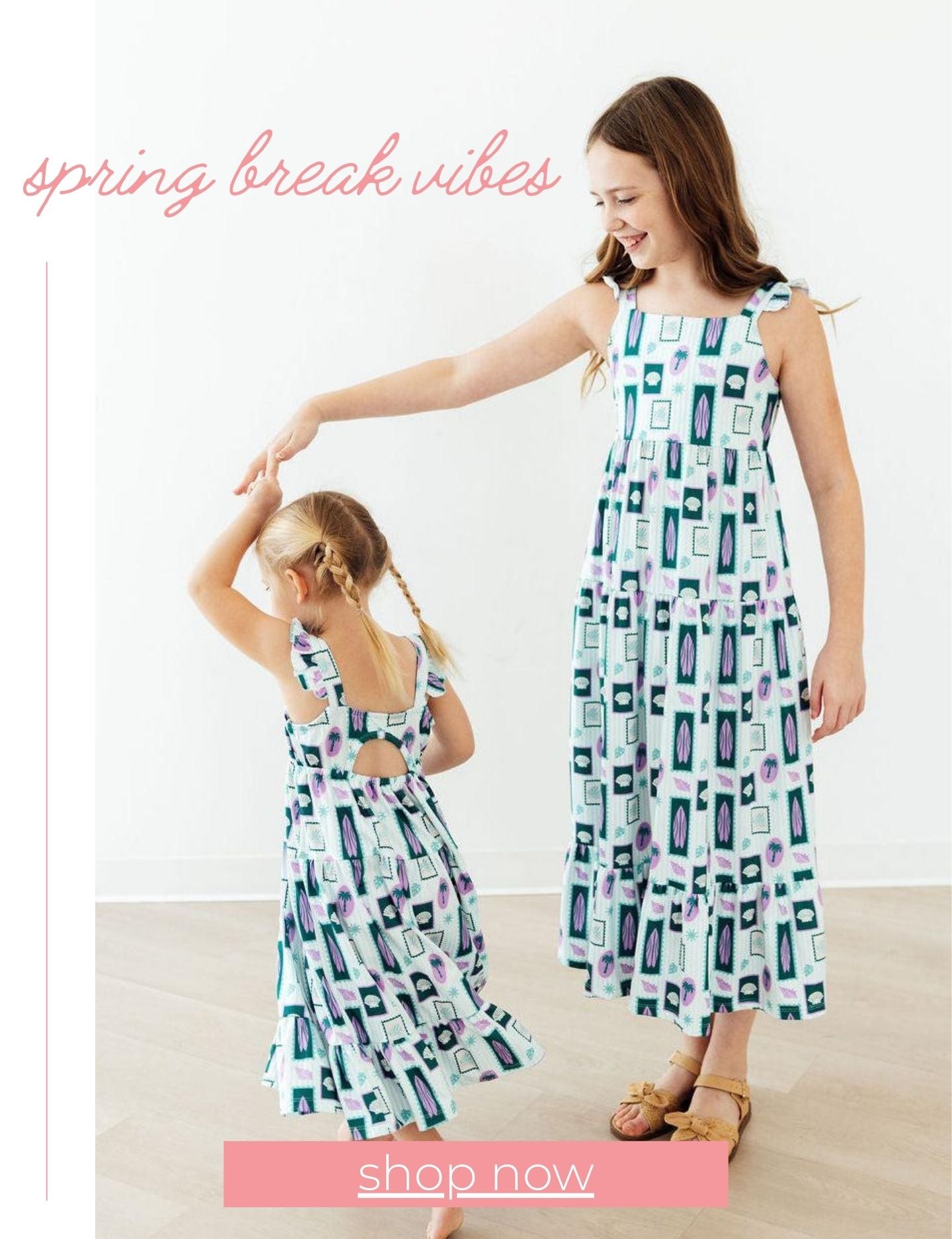 little girls summer vacation resort dresses