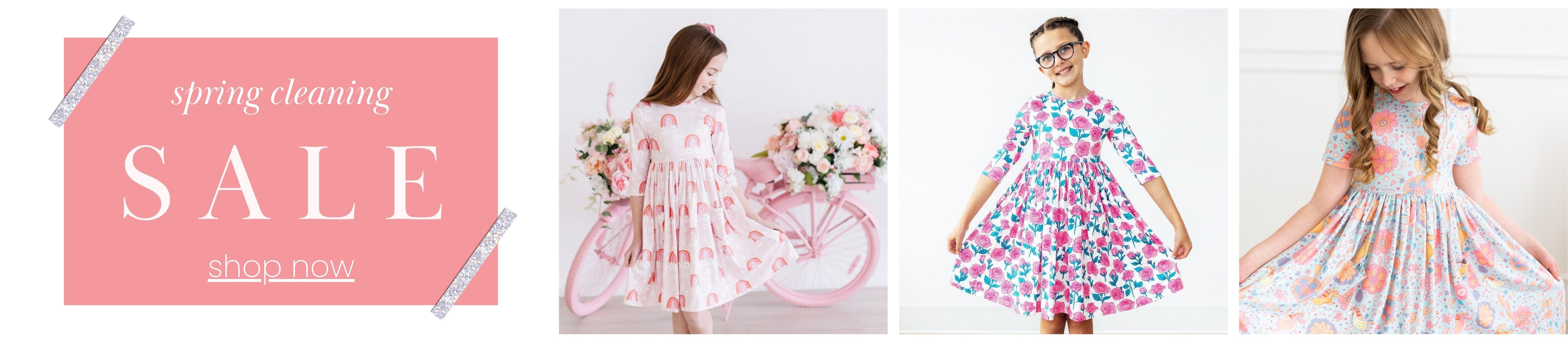 girls spring twirl dresses on sale