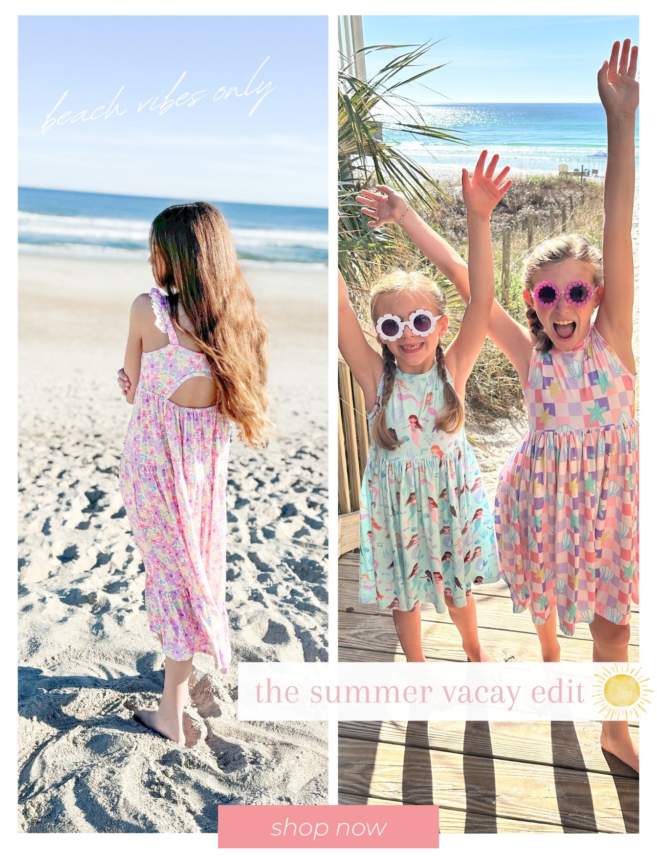 girls summer twirl dresses for the beach