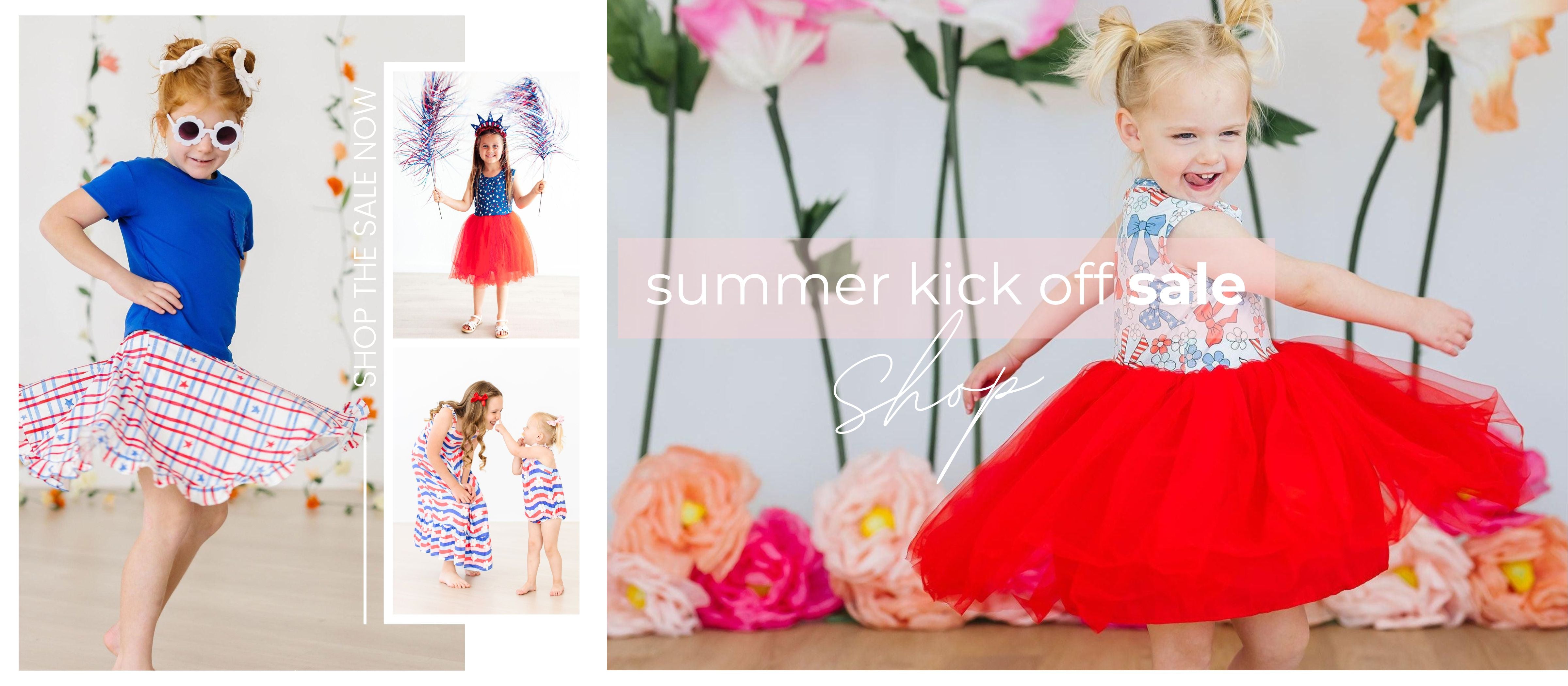 little girls summer twirl dresses on sale