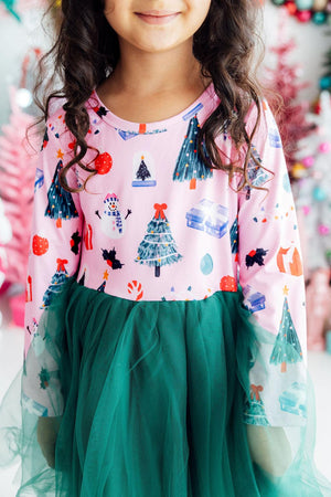 Under the Tree L/S Tutu Dress-Mila & Rose ®