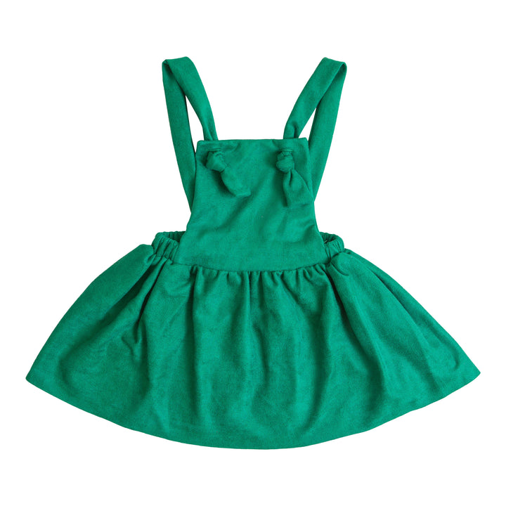 Evergreen Faux Suede Pinafore-Mila & Rose ®