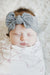 SALE Gray Nylon Bow Headwrap-Mila & Rose ®