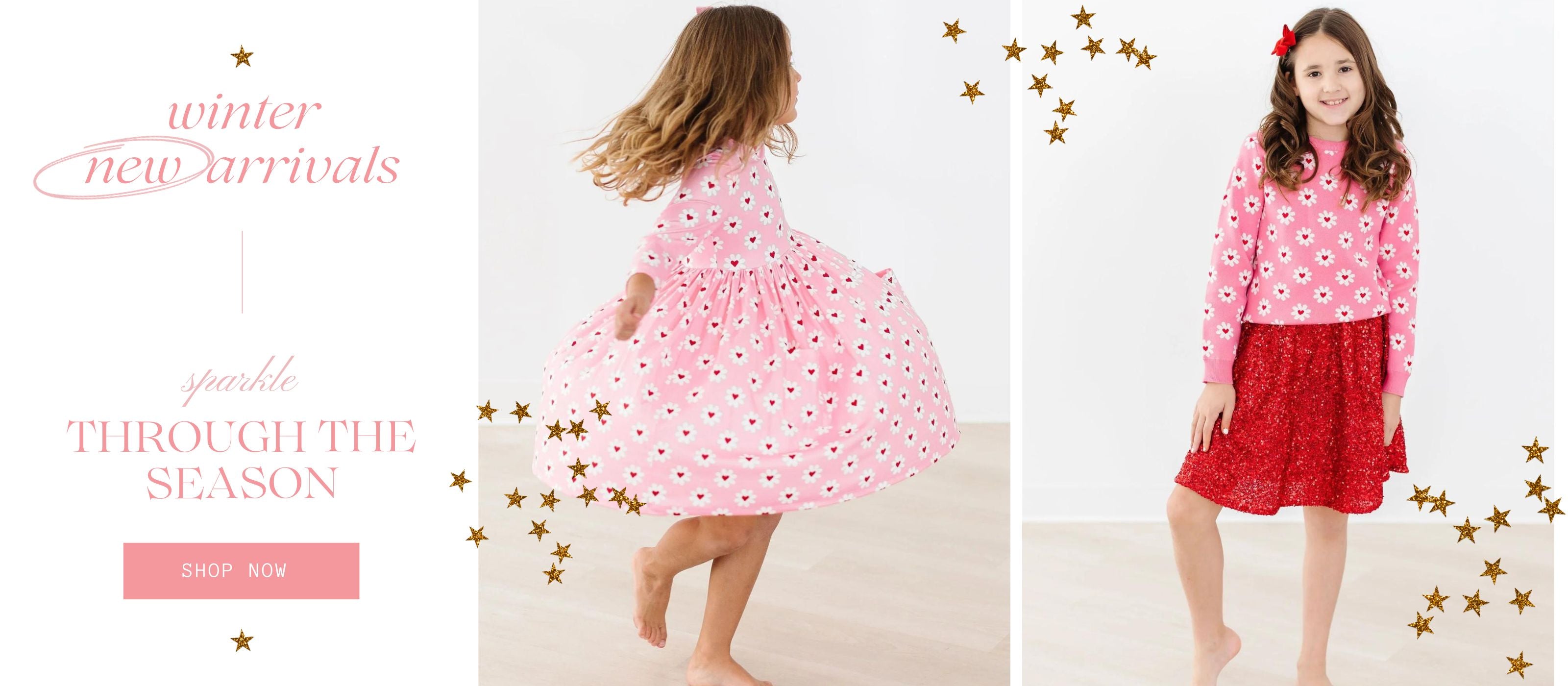 girls winter twirl dresses