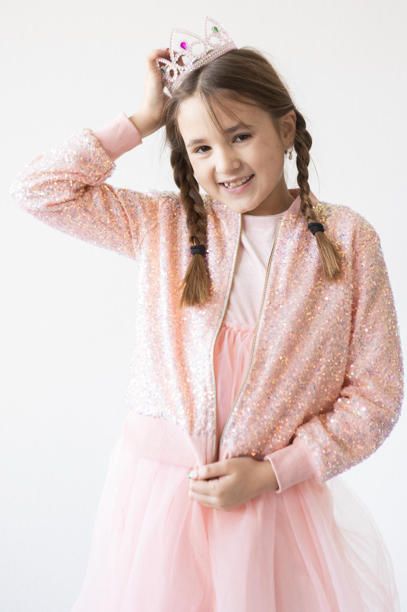 Little Girl Jackets & Coats  Buy Girls Clothes Online Here! Tagged Sequin  Jacket - Mila & Rose ®