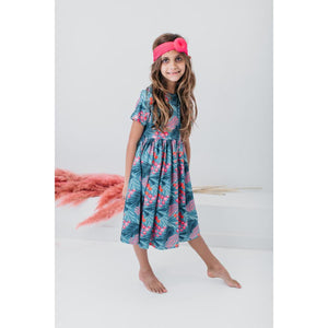 SALE Hot Pink Nylon Turban Style Headwrap-Mila & Rose ®