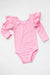 Bubblegum Pink L/S Flutter Sleeve Leotard-Mila & Rose ®