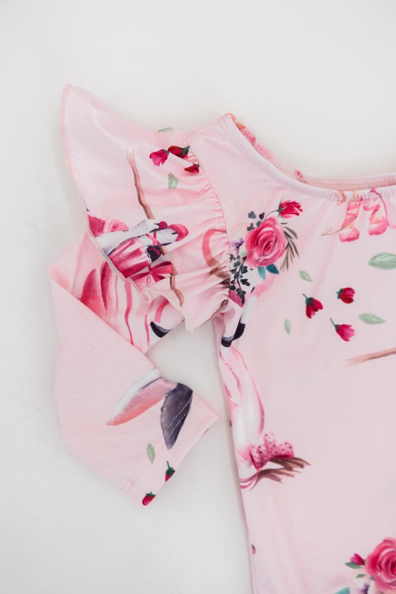 Ballet Beauties L/S Flutter Sleeve Leotard-Mila & Rose ®