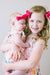 SALE Hot Pink Velvet Bow-Mila & Rose ®