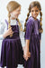 Dusty Purple Velvet Pinafore-Mila & Rose ®