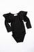 Black L/S Flutter Sleeve Leotard-Mila & Rose ®