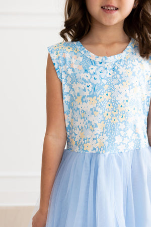 Blooming in Blue Tank Tutu Dress-Mila & Rose ®
