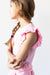Bubblegum Pink S/S Ruffle Tee - NEW-Mila & Rose ®