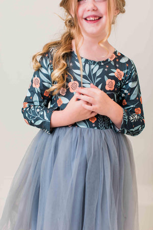 Into the Night L/S Tutu Dress-Mila & Rose ®