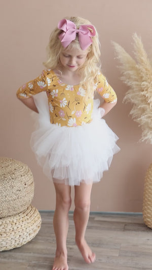 Dandelions in Fall 3/4 Tutu Leotard