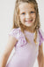 Lavender S/S Flutter Sleeve Leotard-Mila & Rose ®