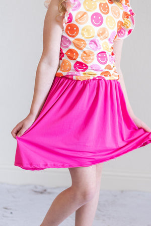 SALE Hot Pink Twirl Skirt Mila Rose