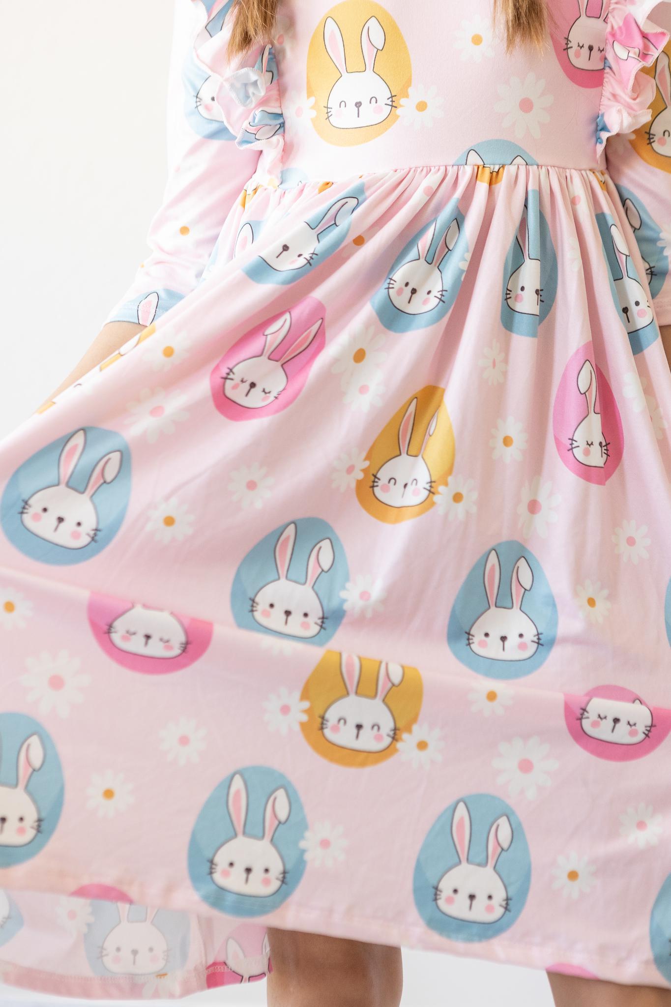 Hop 'til You Drop Ruffle Twirl Dress-Mila & Rose ®