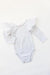 White L/S Flutter Sleeve Leotard - NEW-Mila & Rose ®
