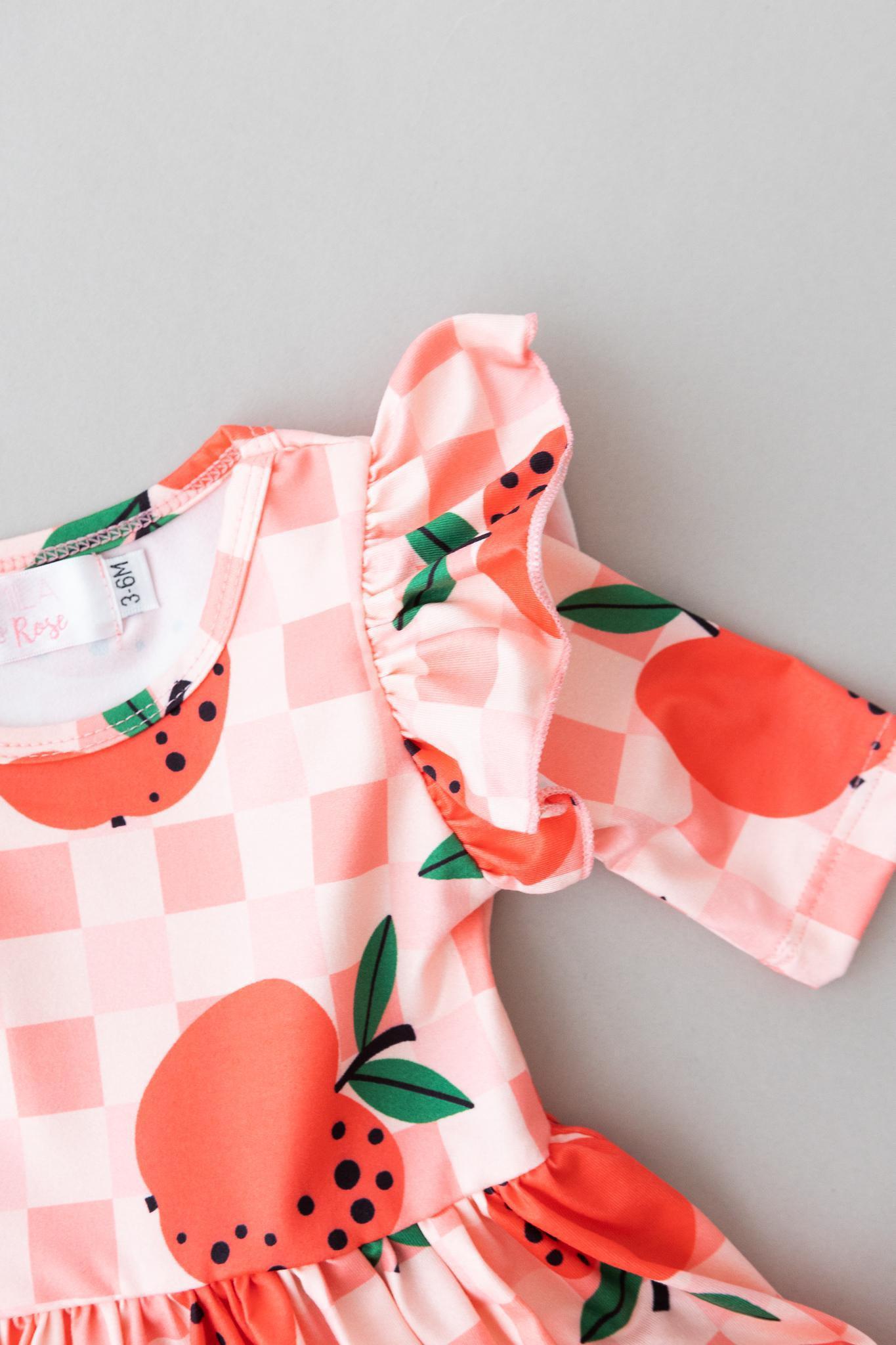 SALE Apple Orchard Twirl Flutter Bodysuit-Mila & Rose ®