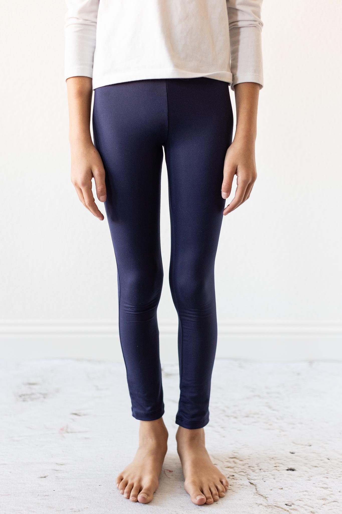 Girls' Solid Collection - Navy