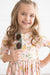 Pretty Peachy 3/4 Sleeve Pocket Twirl Dress-Mila & Rose ®