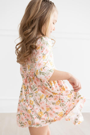 Pretty Peachy Twirl Dress-Mila & Rose ®