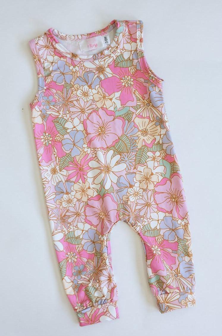 What's Up Buttercup Tank One-Piece Jogger - Mila & Rose