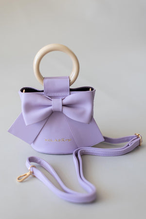 Lavender Bow Purse-Mila & Rose ®
