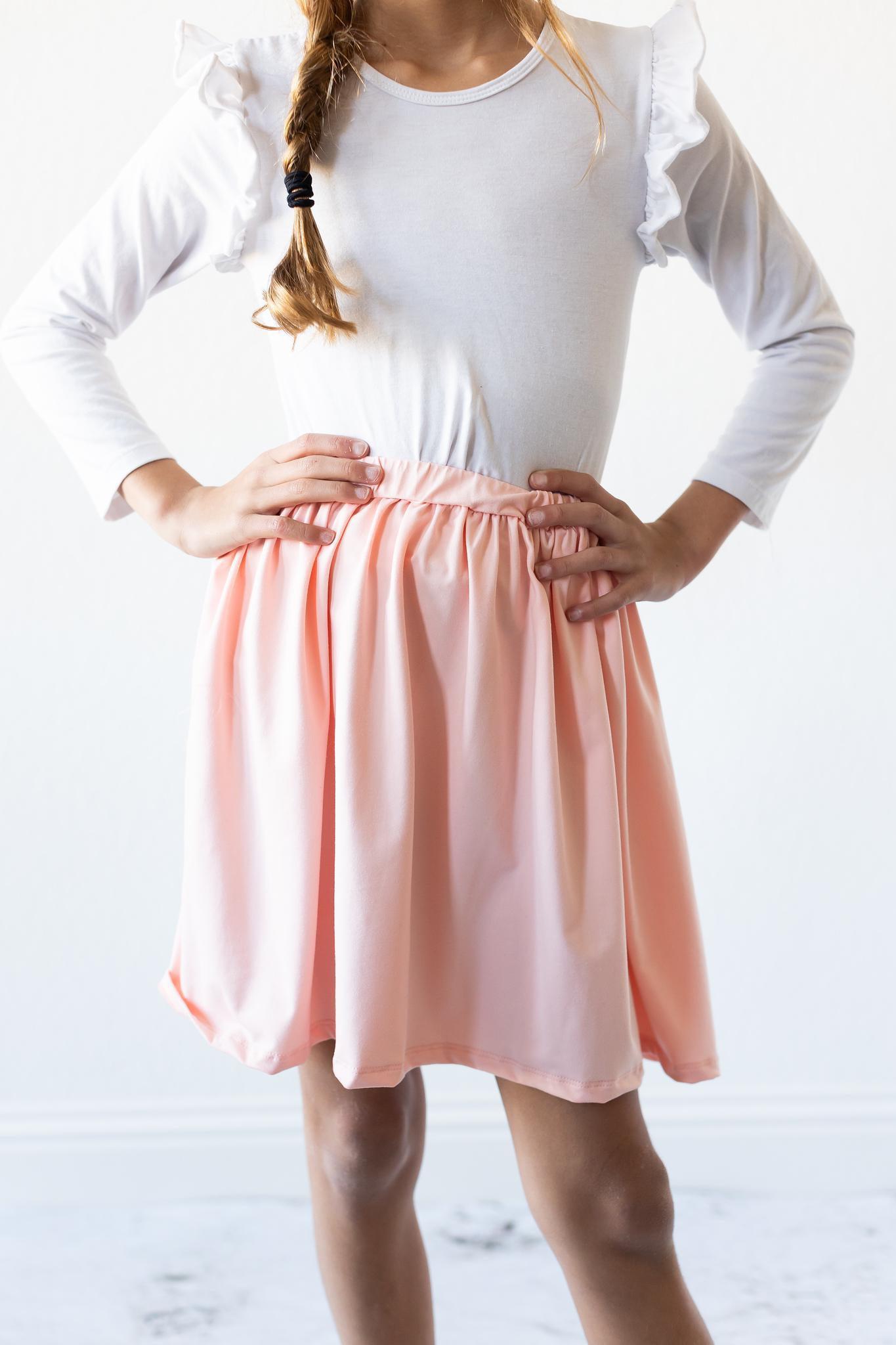 SALE Peach Twirl Skirt-Mila & Rose ®