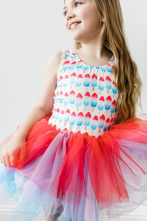 Red, White & Cute Tank Tutu Leotard-Mila & Rose ®