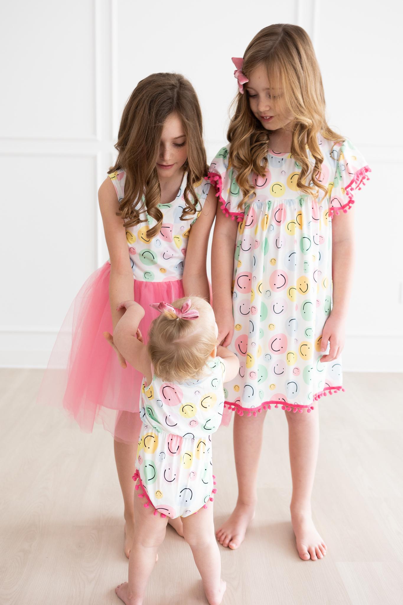 Smile in Style Pom Pom Dress-Mila & Rose ®