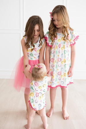 Smile in Style Pom Pom Romper-Mila & Rose ®