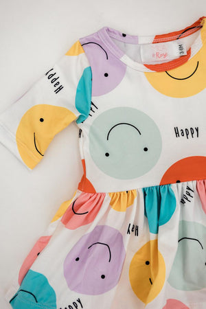 Happy Days 3/4 Sleeve Twirl Bodysuit-Mila & Rose ®