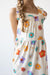 Happy Flowers Ruffle Cross Back Dress-Mila & Rose ®