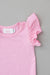 Bubblegum Pink S/S Flutter Bodysuit-Mila & Rose ®