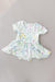 Spring Dandelion Floral S/S Twirl Bodysuit-Mila & Rose ®